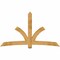 Ekena Millwork Davenport Rough Sawn Timber Gable Bracket, Western Red Cedar, 96"W x 56"H x 6"D x 6"F, 14/12 Pitch GBW096X56X0606DAV00RWR - alternate 1